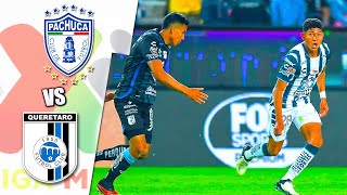 Pachuca 11 Querétaro  LIGA MXApertura Jornada 6 [upl. by Fran]