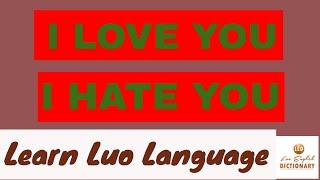 Three most common Luo dholuo words and how to pronounce them [upl. by Petras]