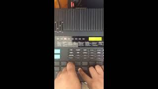 Yamaha RX5 Demo easy tutorial 1 [upl. by Ahsyekat]