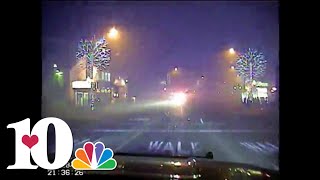 Dashcam video from the 2016 Sevier County wildfires [upl. by Nahtad760]