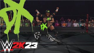 DGeneration X  WWE 2k23 Tag Team Entrance [upl. by Aitropal]