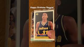 Happy Birthday Reggie Miller Born OTD 1965 pacers basketballcards [upl. by Jordana]