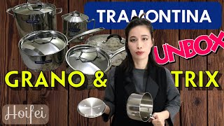 Tramontina TRIX amp Grano 锅具开箱 [upl. by Ttirrem]