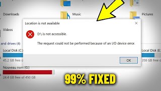 The request could not be performed because of an IO device error in Windows 111087  How To Fix [upl. by Marlette86]