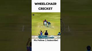 𝐖𝐡𝐞𝐞𝐥𝐜𝐡𝐚𝐢𝐫 𝐂𝐫𝐢𝐜𝐤𝐞𝐭 196500 ♿️ 🏏  wheelchaircricket cricketfan bigsix [upl. by Ytissac]