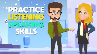 60 Minutes to Practice your English Skills  Improve SPEAKING and LISTENING Skills [upl. by Enitsenre]