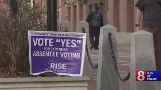 Connecticut voters approve absentee ballot amendment [upl. by Nivlen]