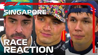 Drivers Reaction After the Race  2024 Singapore Grand Prix [upl. by Eeryk990]