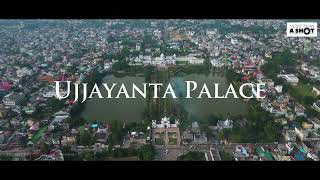 Ujjayanta Palace  Tripura State Museum  Every Angle Aerial Shots  Tourist Destination [upl. by Emmery]