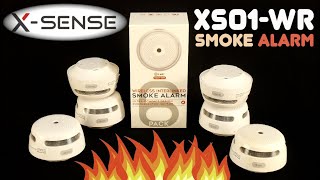 XSENSE XS01WR Wirelessly Interconnectable Smoke Alarms  Overview amp Test [upl. by Burg]