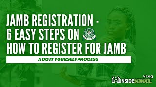 JAMB Registration 2022 6 Easy Steps on how to register for jamb [upl. by Garibull]