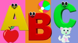 The Letter A Song  ABC Songs for Kids  Learn the alphabet [upl. by Elbertina]