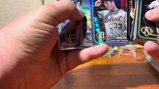 2024 Topps Chrome Update Jumbo and Monster Radiating Rookie BlackampWhite Mini Diamond auto [upl. by Beeck983]