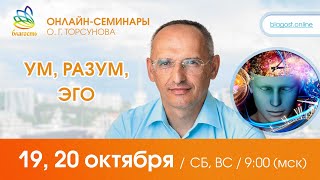 Live Олег Торсунов ответы на вопросы «УМ РАЗУМ ЭГО Функции психического тела» 19102024 [upl. by Ericha145]