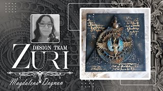 Zuri Designs Egyptian Steampunk by dzikafossaart6222 zuridesigns mixedmedia mixedmediatutorial [upl. by Miza]