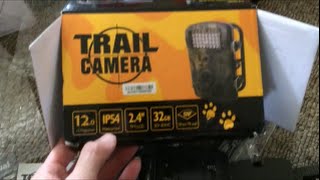 How to Set up Crenova RD1000 12MP 1080P Low Glow Infrared Trail Camera Review Hunting Game [upl. by Aneen589]