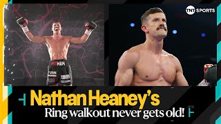 Nathan Heaneys EPIC ring walk in Birmingham to DELILAH 😍🎵  TheMagnificent7 [upl. by Aiekat625]