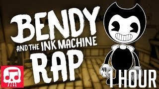 BENDY AND THE INK MACHINE RAP by JT Music quotCant Be Erasedquot 1 Hour [upl. by Rist321]