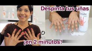 Despinta tus uñas en 2 minutos facilísimo [upl. by Greene]