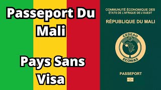 Passeport Du Mali  Pays Sans Visa 2024 [upl. by Namdor971]