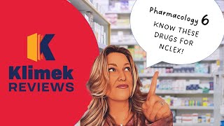 MUST KNOW MEDS FOR NCLEX 6 [upl. by Mareld769]