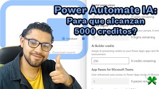 AI Builder Configurar créditos  Usar en Flujo  Administrar gasto [upl. by Alta]