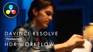 DaVinci Resolve 18  ProRes Raw HDR Color Managed Workflow [upl. by Halludba243]