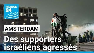 Des supporters israéliens agressés à Amsterdam Netanyahu envoie deux avions de secours [upl. by Odrarej]