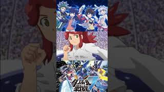 Danball Senki W  New Character Hanasaki Ran THE BEST FIGHTER danballsenki lbx ダンボール戦機 [upl. by Anaet]