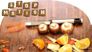 STOP MOTION  Vegetables WAR  스톱모션 HD 720P 2016 [upl. by Lust]