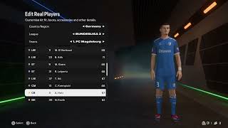 FC 25 1 FC Magdeburg Overall Player Ratings [upl. by Neelear]