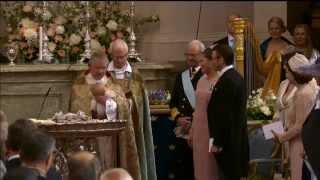 Christening of Princess Estelle of Sweden 2012 [upl. by Anibur544]