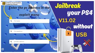 Jailbreak your ps4 V1102 without USB by ZHost [upl. by Tlihcox]