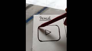 How to draw Youtube logosatisfying art drawing viralvideo viralshorts [upl. by Ispep]