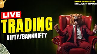 Nifty 50  Bank Nifty Option Trading live 13032024  Live Wednesday Analysis With Aman Srivastav [upl. by Artekal]