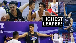 This 59quot guard is highest leaper in 2024 PBA Draft Combine Who are tallest fastest [upl. by Doss509]