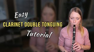 Easy Double Tonguing Tutorial for Clarinet [upl. by Restivo]