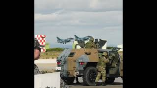 陸自と空自が連携！近接航空支援展示  築城基地航空祭 2024 Cooperation between JGSDF and JASDF  Tsukiji Air Show 2024 [upl. by Robena668]