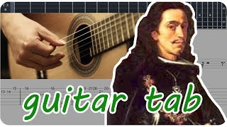 Gaspar Sanz  Canarios Classical Guitar Tutorial [upl. by Adnaerb17]