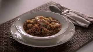 Arroz caldoso con calamares vieiras y gambas  Recetas Arroz SOS [upl. by Asecnarf196]