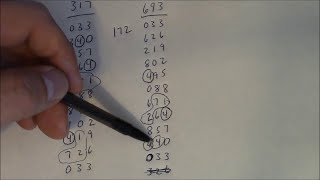 HOW TO PLAY PICK 3 PART 2 PICKING THE NUMBERS [upl. by Joanne]