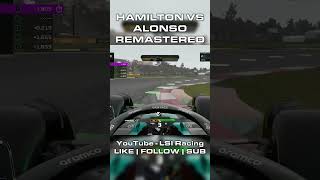 Hamilton Vs Alonso Battle Remastered shorts [upl. by Maziar566]