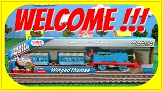 Winged Thomas with Annie amp Clarabel Trackmaster  Unboxing Review and Demo Extraordinary Engine [upl. by Fidellas]