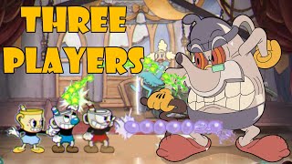 Cuphead  Three Players COOP Gameplay VS All Bosses With Extreme Rapid Fire Rate [upl. by Noble169]