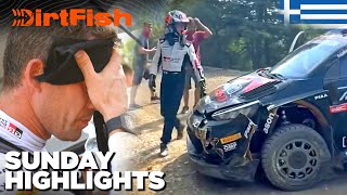 😱 Ogier CRASHES on the Final Stage WRC Acropolis Rally Greece 2024 Highlights [upl. by Arvad]