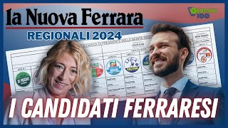 Elezioni regionali candidati ferraresi per lEmiliaRomagna [upl. by Auqinot]