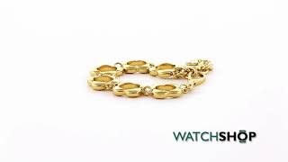 Orla Kiely Jewellery Ladies Gold Plated Open Flower Bracelet B4991 [upl. by Mutua]