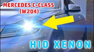 MercedesBenz C Class W204 Headlight Bulb Replacement [upl. by Aley434]