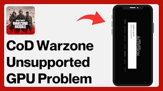 Fix Call of Duty Warzone Mobile Unable to Launch Unsupported GPU Problem  CoD Warzone Mobile [upl. by Kellina]