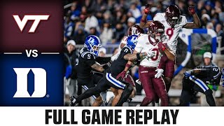 Virginia Tech vs Duke Full Game Replay  2024 ACC Football [upl. by Arita]